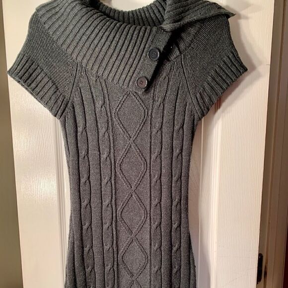 Green Sweater Dress Size Small - Picture 1 of 5
